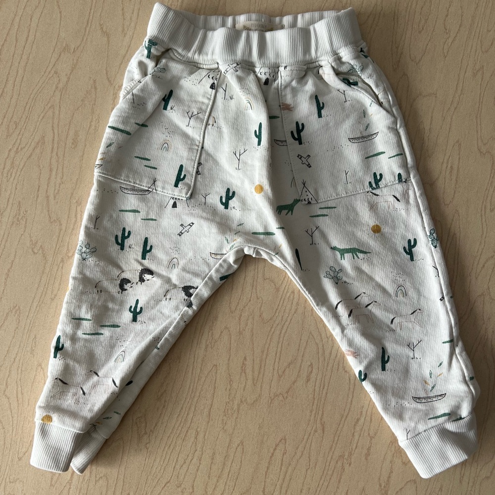 Red Caribou Desert Print Pants 3-6 Months